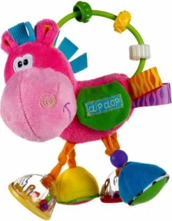 Playgro Clip Clop Rammelaar - Roze - Activiteitenspeeltje - Kraamkado -Babyproductenseries Winkel 931x1200