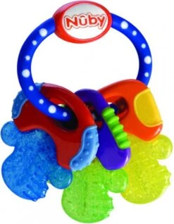 Nûby Bijtspeeltje Koelbijtsleutels - Blauw - 3m+ -Babyproductenseries Winkel 932x1200
