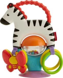 Fisher Price - Activity Zebra - Rammelaar - Speeltje En Bijtring - Grijpspeelgoed -Babyproductenseries Winkel 965x1200