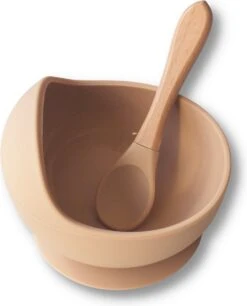 Kids Cultures | Kinderservies | Kinderbord En Kom Met Zuignap | Baby Servies | Beige -Babyproductenseries Winkel 970x1200 4