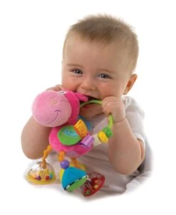Playgro Clip Clop Rammelaar - Roze - Activiteitenspeeltje - Kraamkado -Babyproductenseries Winkel 982x1200